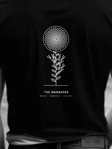 Your Taste Plant, personalised, printed on the back of a black tee