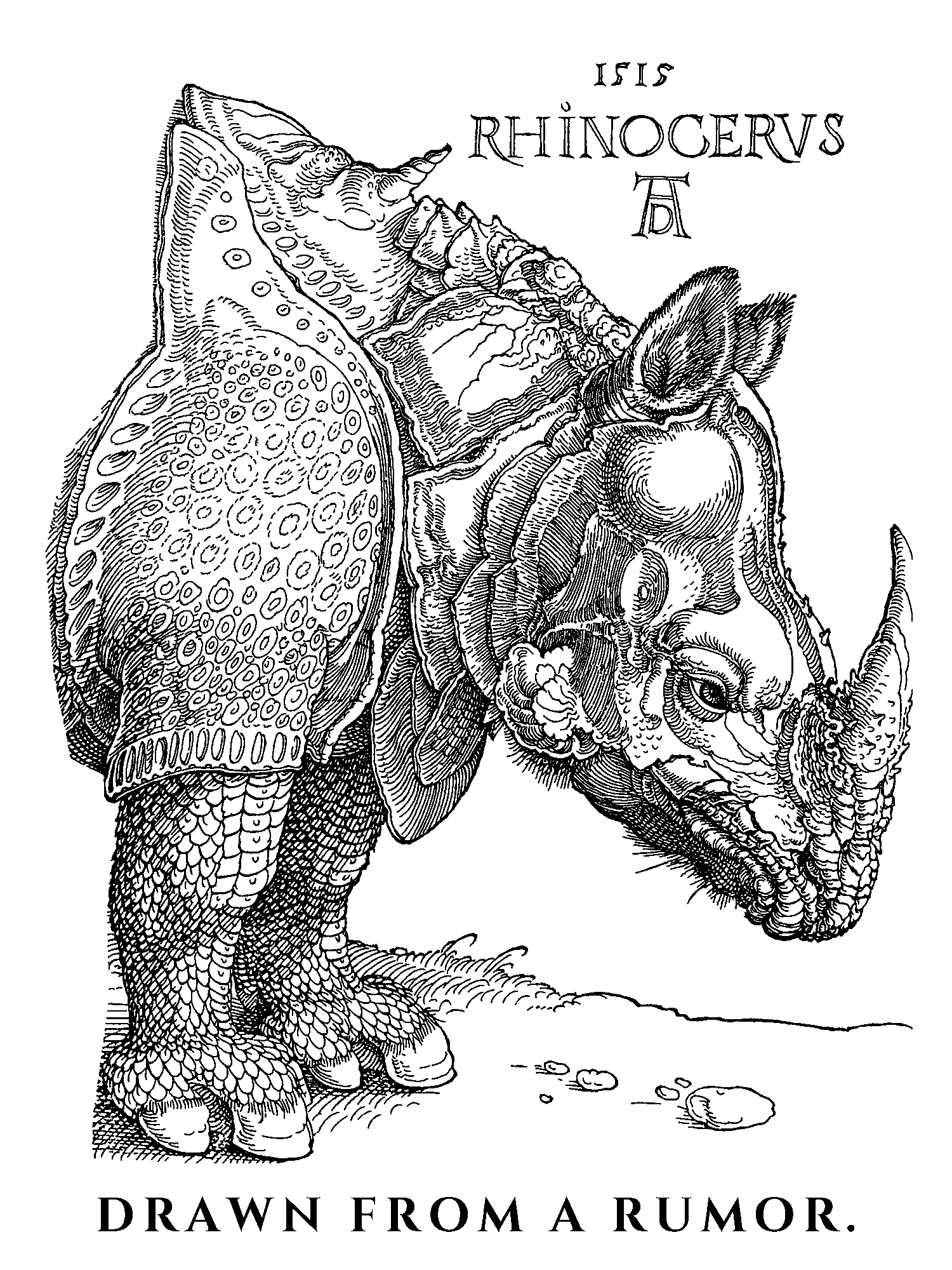 Drawn from a Rumor print