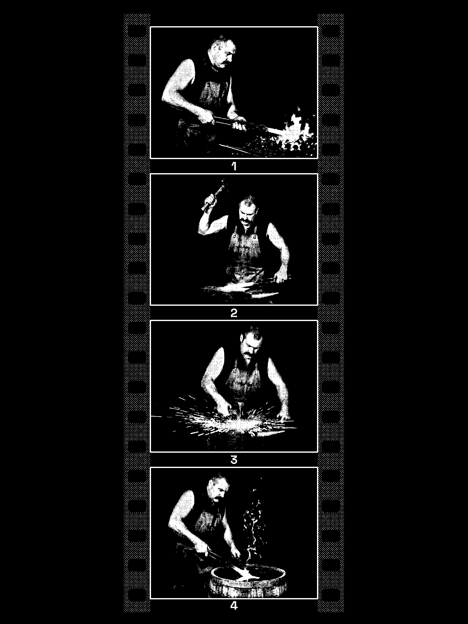 Four Blows print