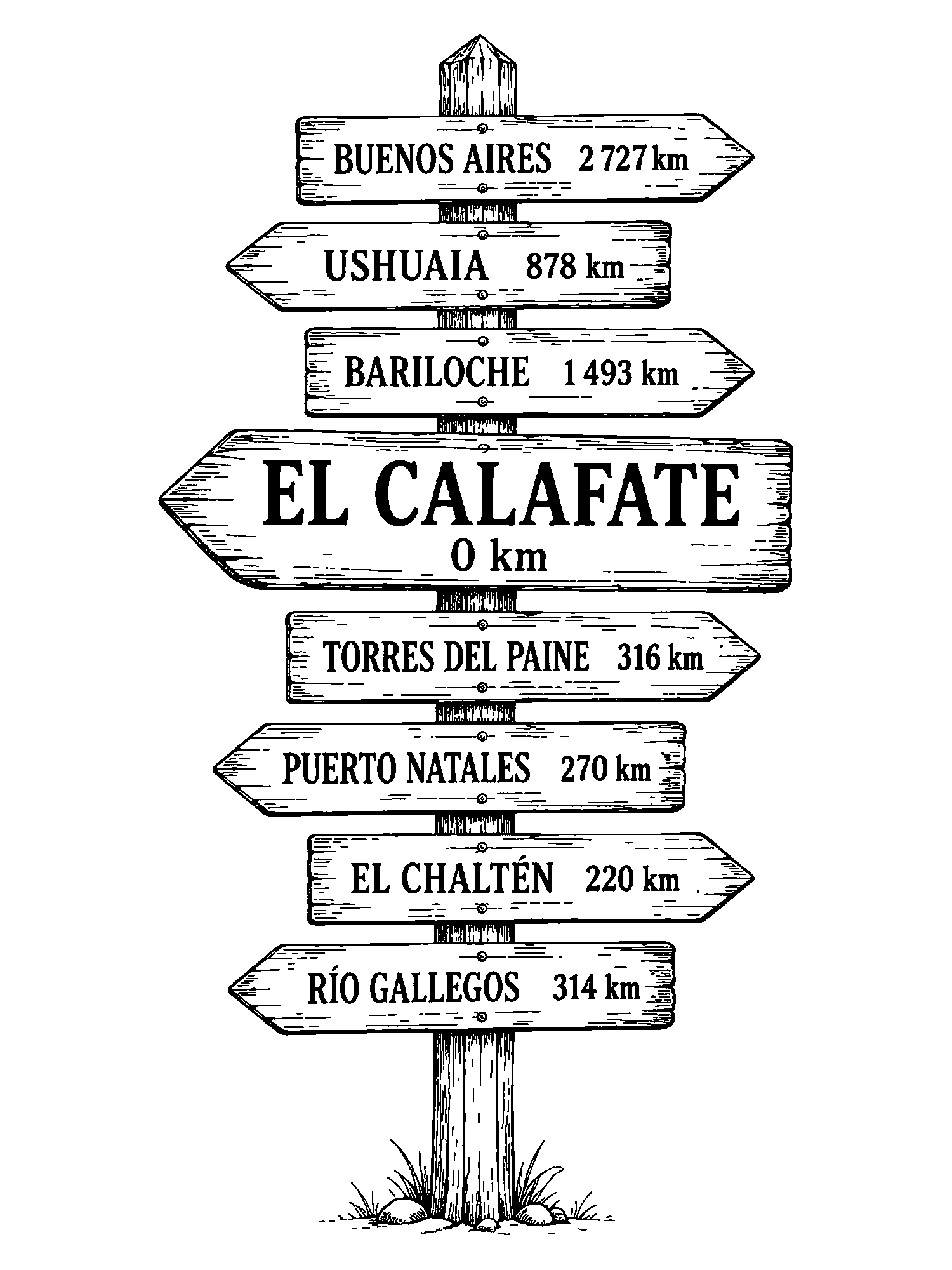 El Calafate print