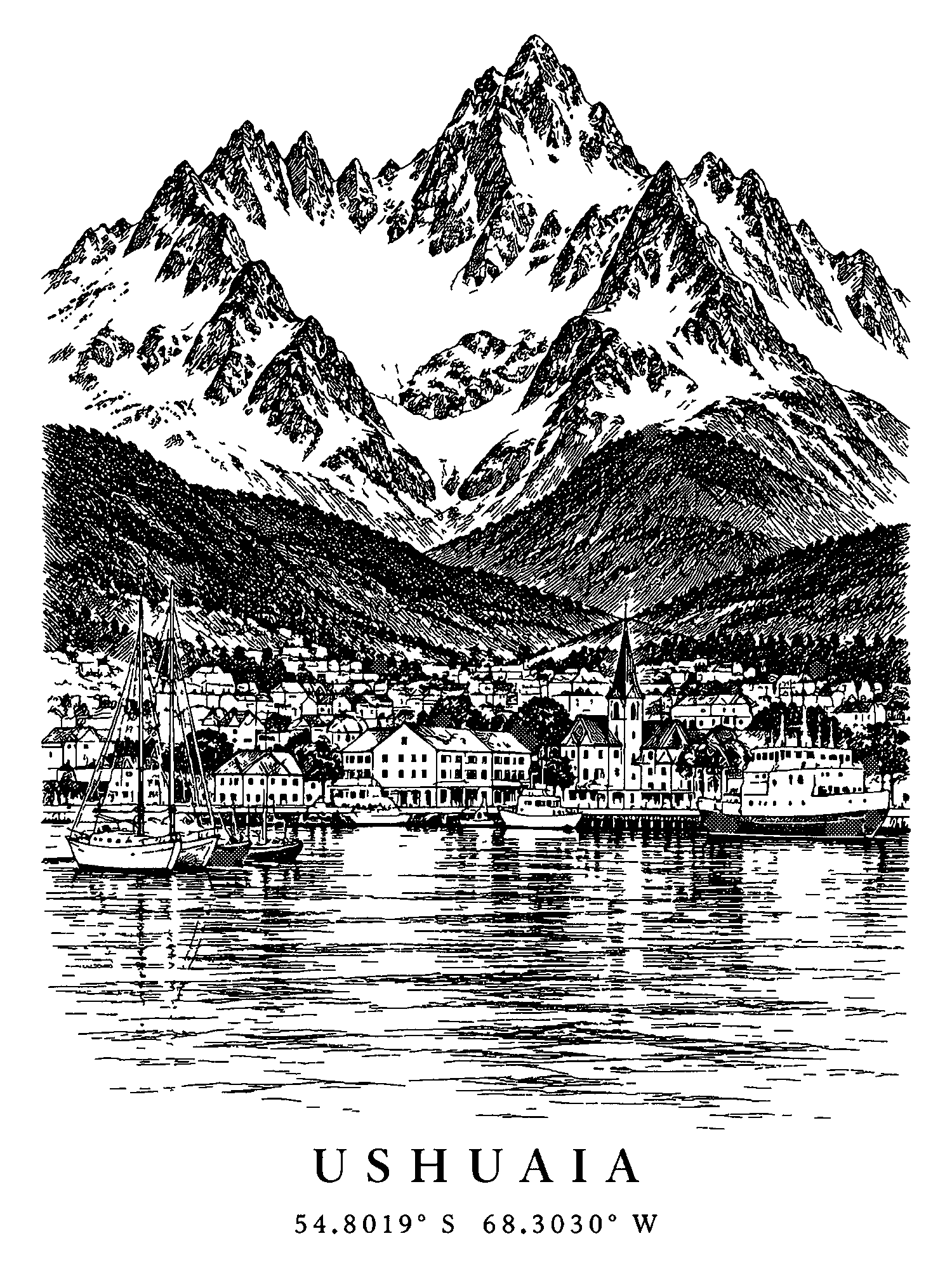 Ushuaia print