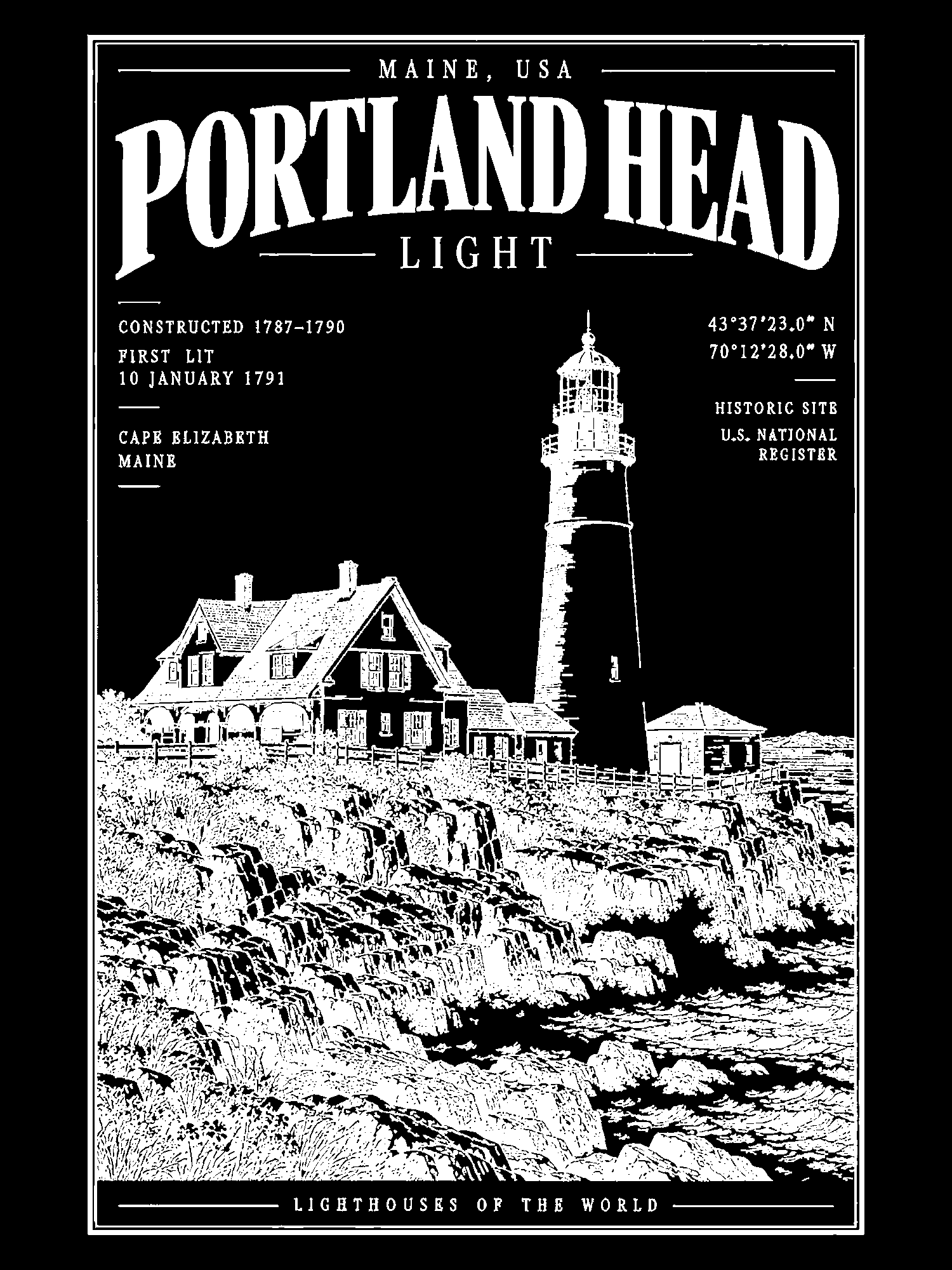 Portland Head Light print