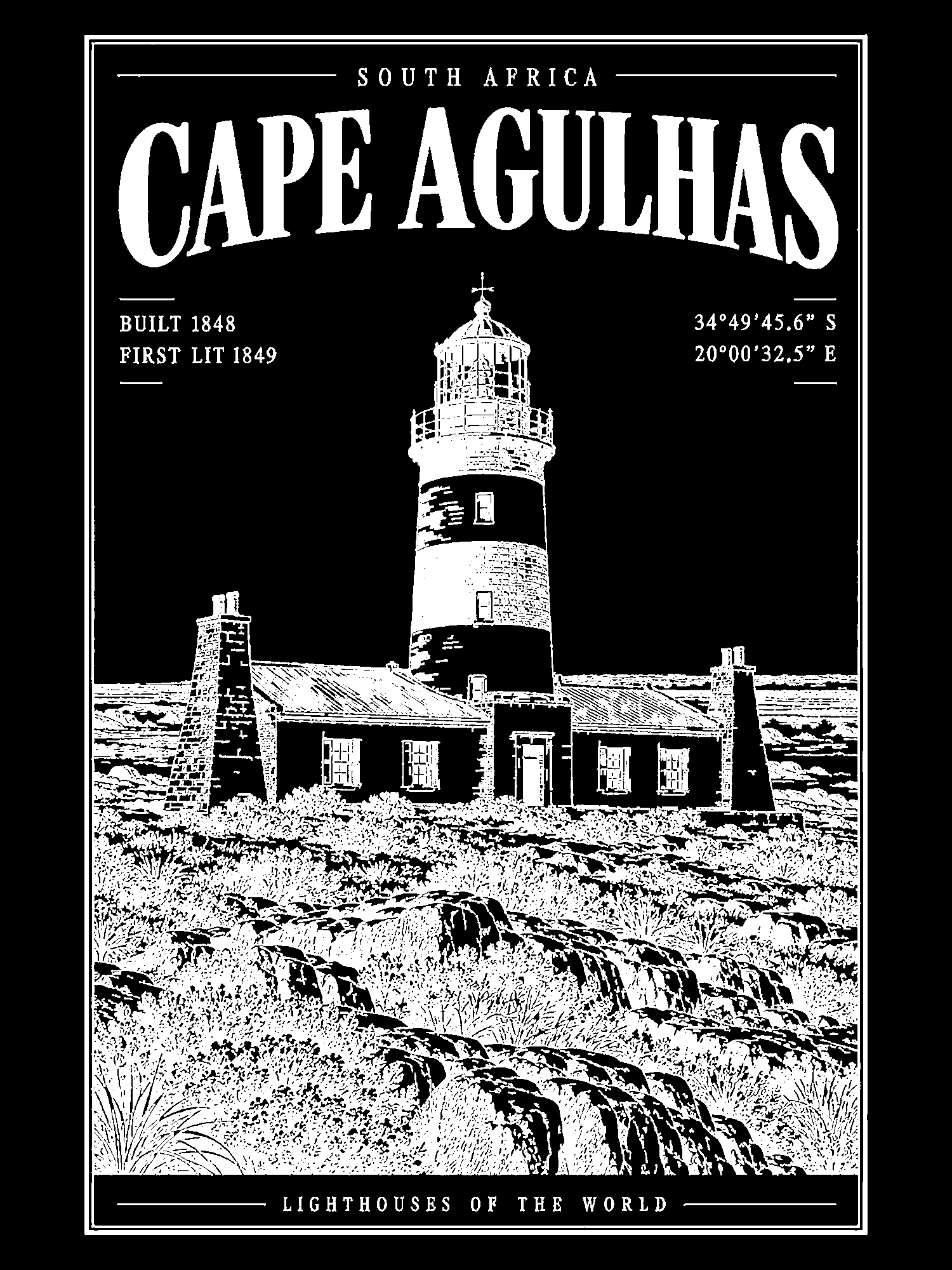 Cape Agulhas Lighthouse print