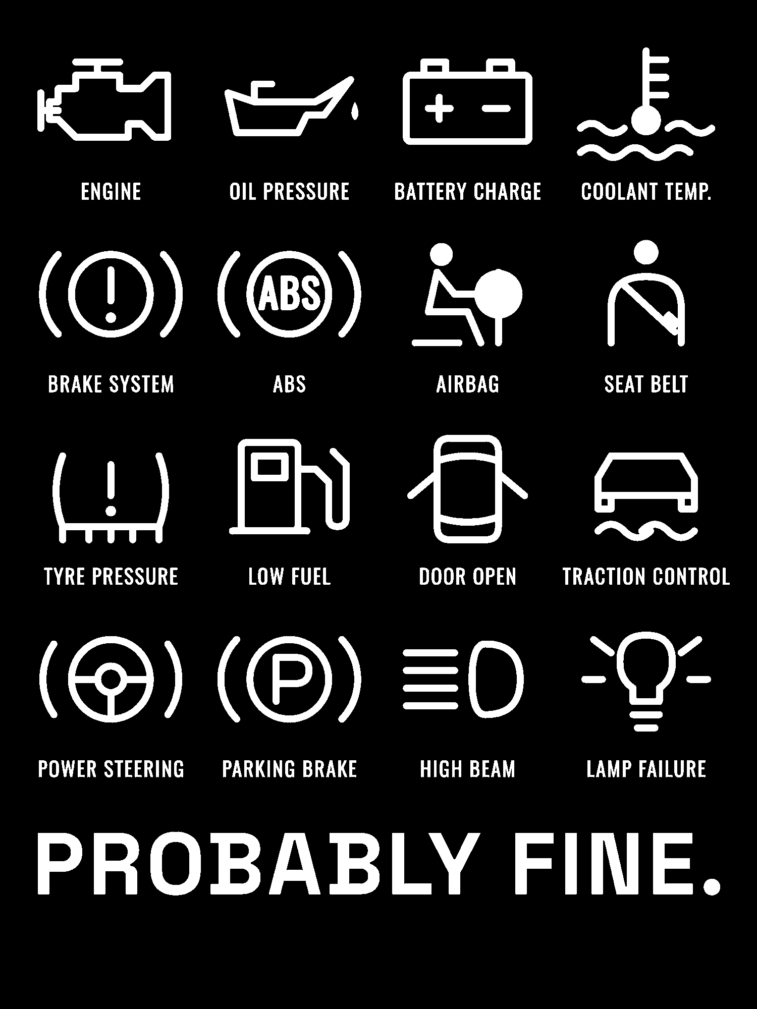 Probably Fine print