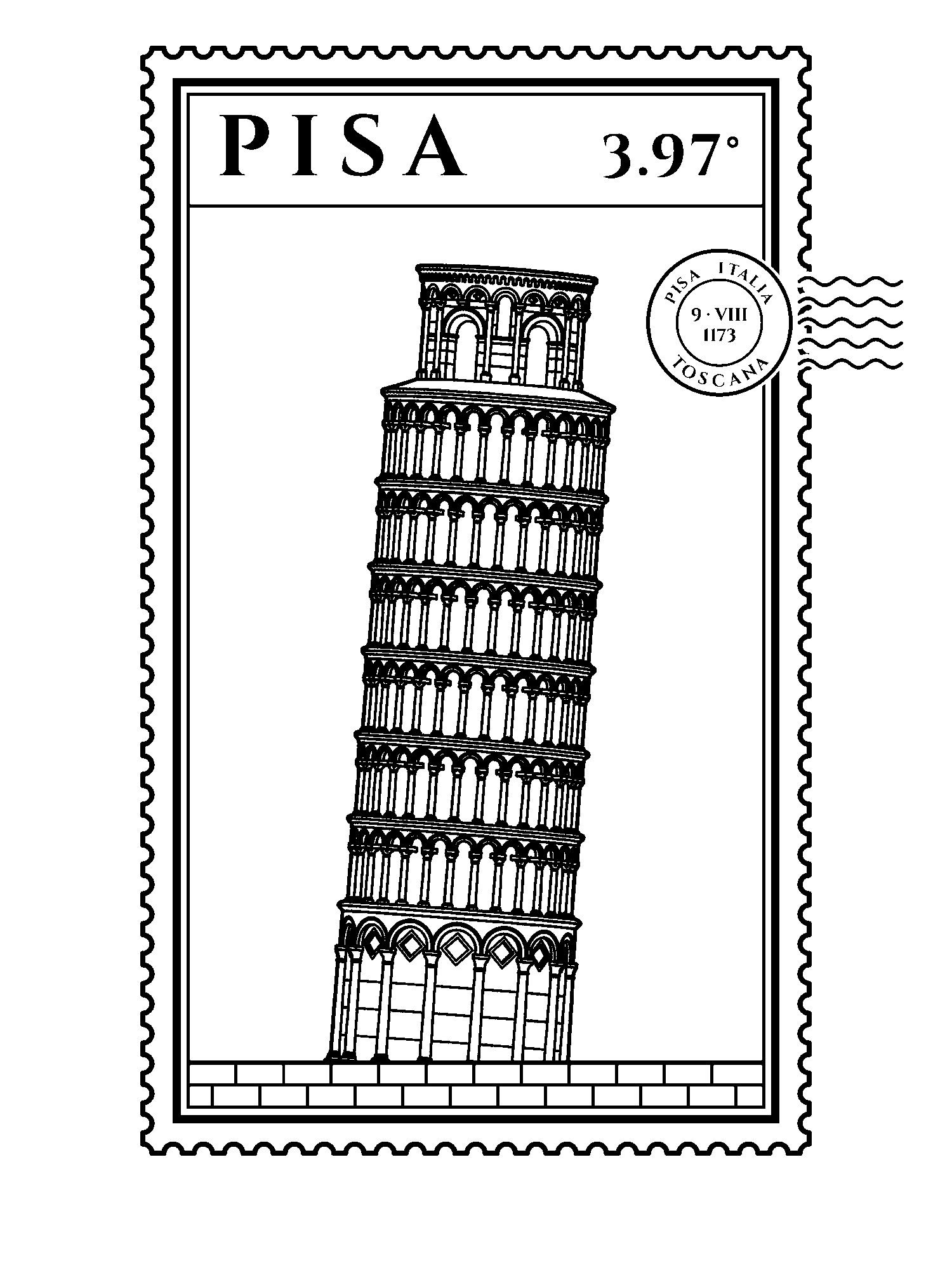 Pisa print