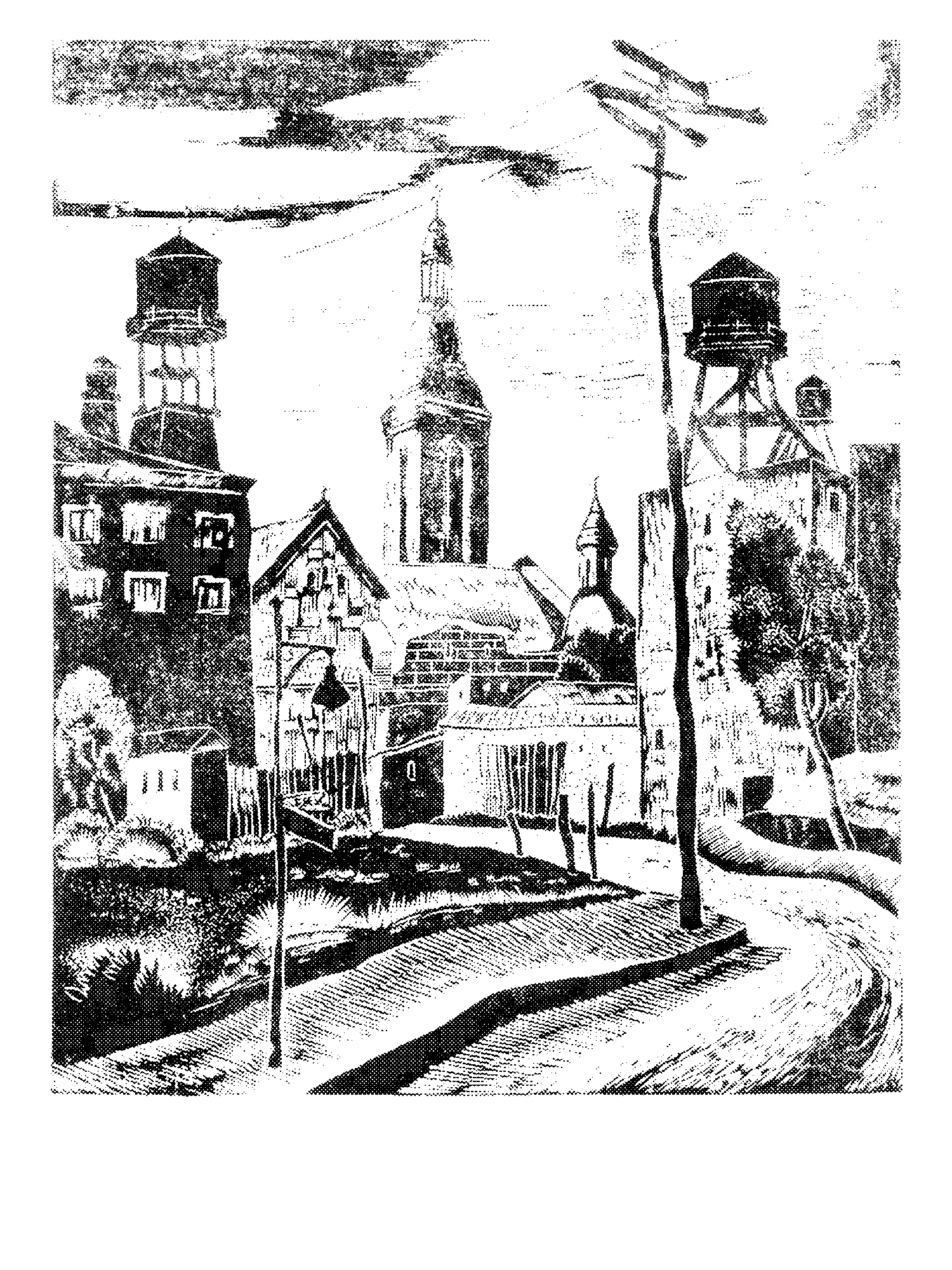 Church and Tanks print